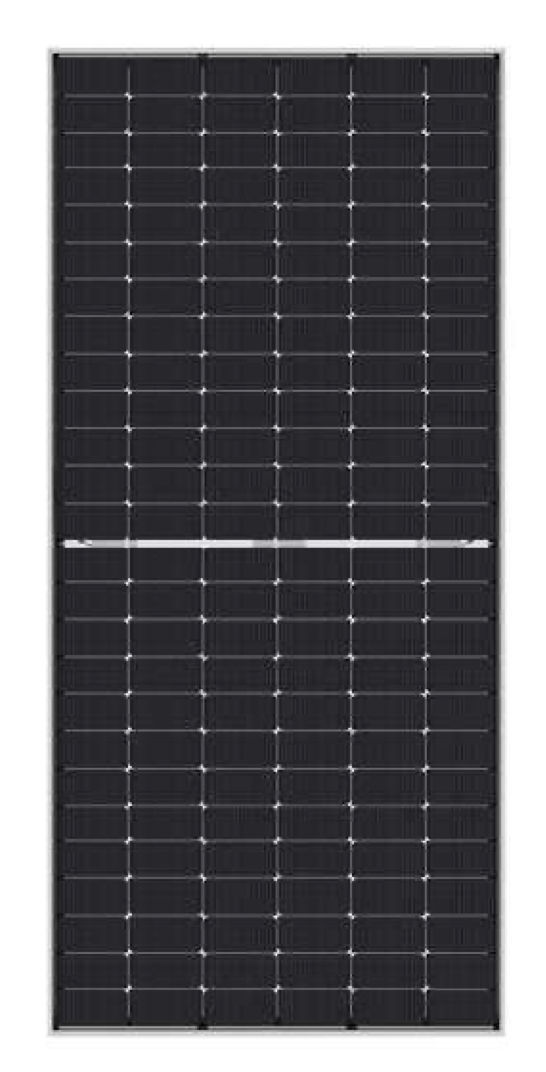 Jinko 625W JKM625N-78HL4-BDV schwarzer Rahmen