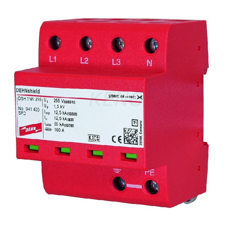 Dehn Ogranicznik przep. AC DEHNshield TNS 255, 4P Typ I+II