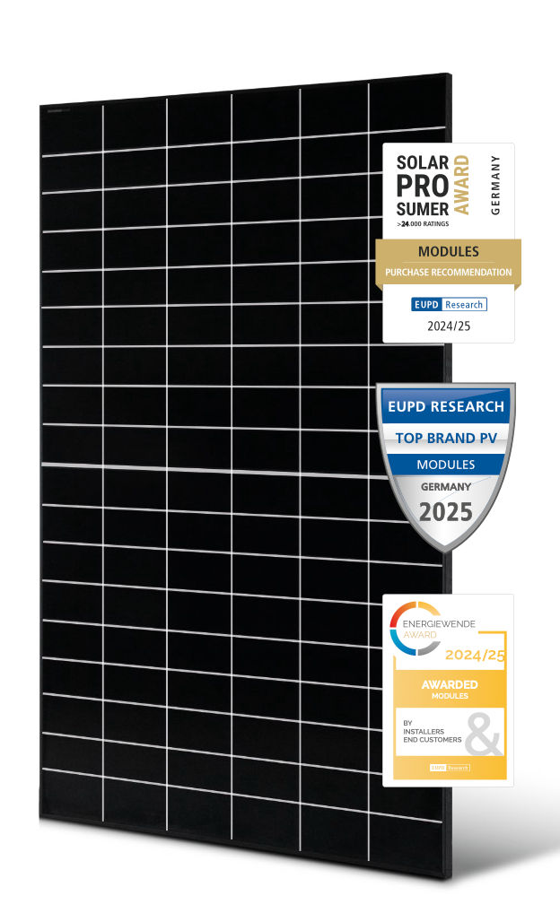 Solar Fabrik 485W Mono S4 Halfcut BC White marco negro