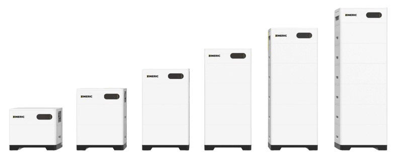 Zineric 30,72 kWh F1 HV Stack Tower 6 modules