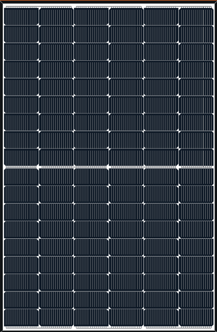 SONNENKRAFT 440W KPV Wp HC ramă neagră