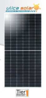 Ulica Solar 555W UL-555M-144HV შავი ჩარჩო