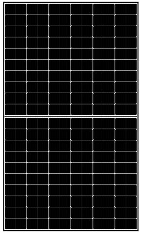 Hanover Solar 400W HS400M-60-166GP čierny rám