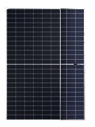 FuturaSun 590W FU MV Silk Nova Duetto sidabrinis rėmas