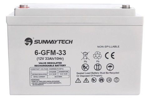 Sunwaytech Gel Battery 12V33AH 6-GFM-33