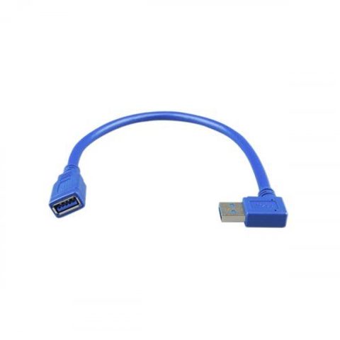 Victron USB extension cable 0,3m one side right angle