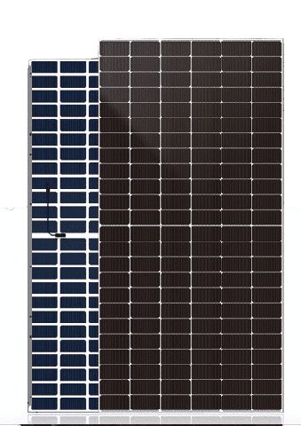 DAH Solar 595W DHN-72X16/DG-595 ramă argintie