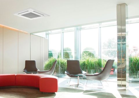 Mitsubishi Electric 6 kW Cassette 4-Way Standard Inverter PLA-M50EA2